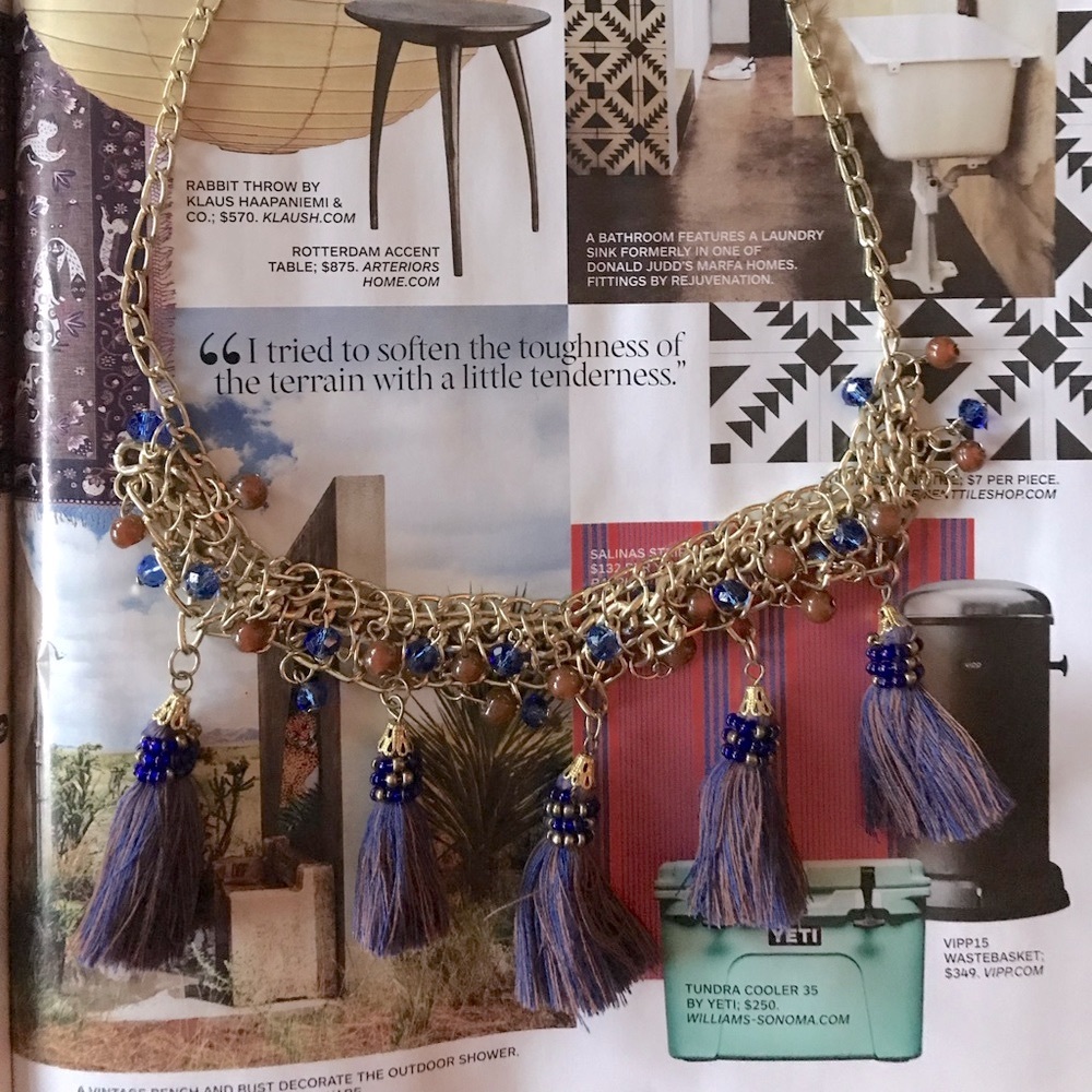 🌈2/$20 NEW World Market Tassel Beaded Necklace